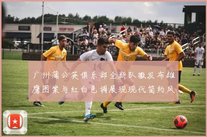 广州蒲公英俱乐部全新队徽发布雄鹰图案与红白色调展现现代简约风格